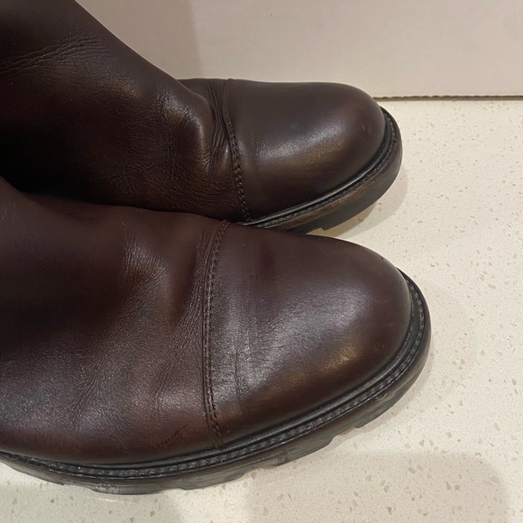 Gucci Monogram Leather Boots - Picture 5 of 8